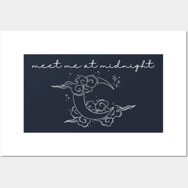 meet me at midnight Wall Art by byTimmyVelvet